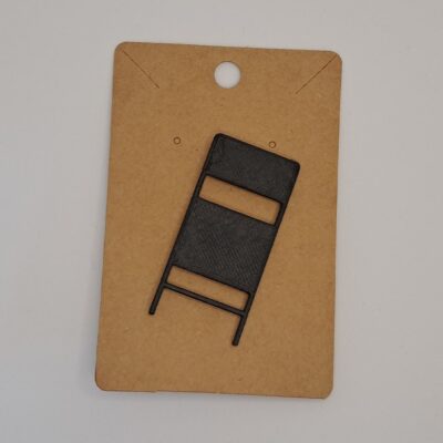 Folding Chair Pin Badge