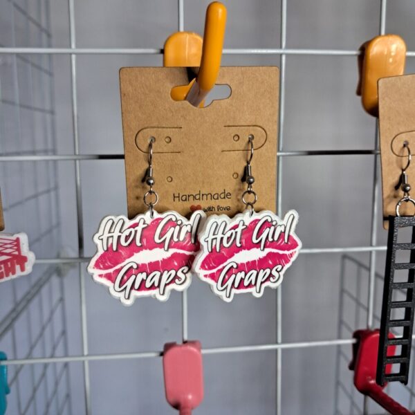 Hot Girl Graps Earrings