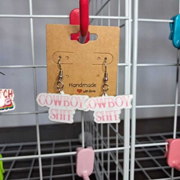 Cowboy Shit Earrings