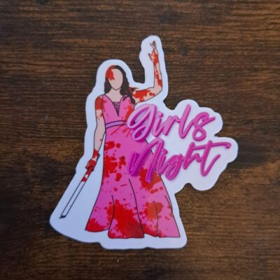 Girls Night Lighttube 3" Sticker