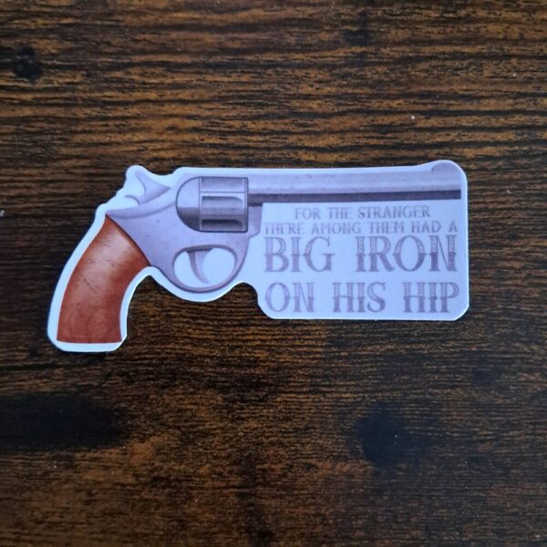 Big Iron Sticker